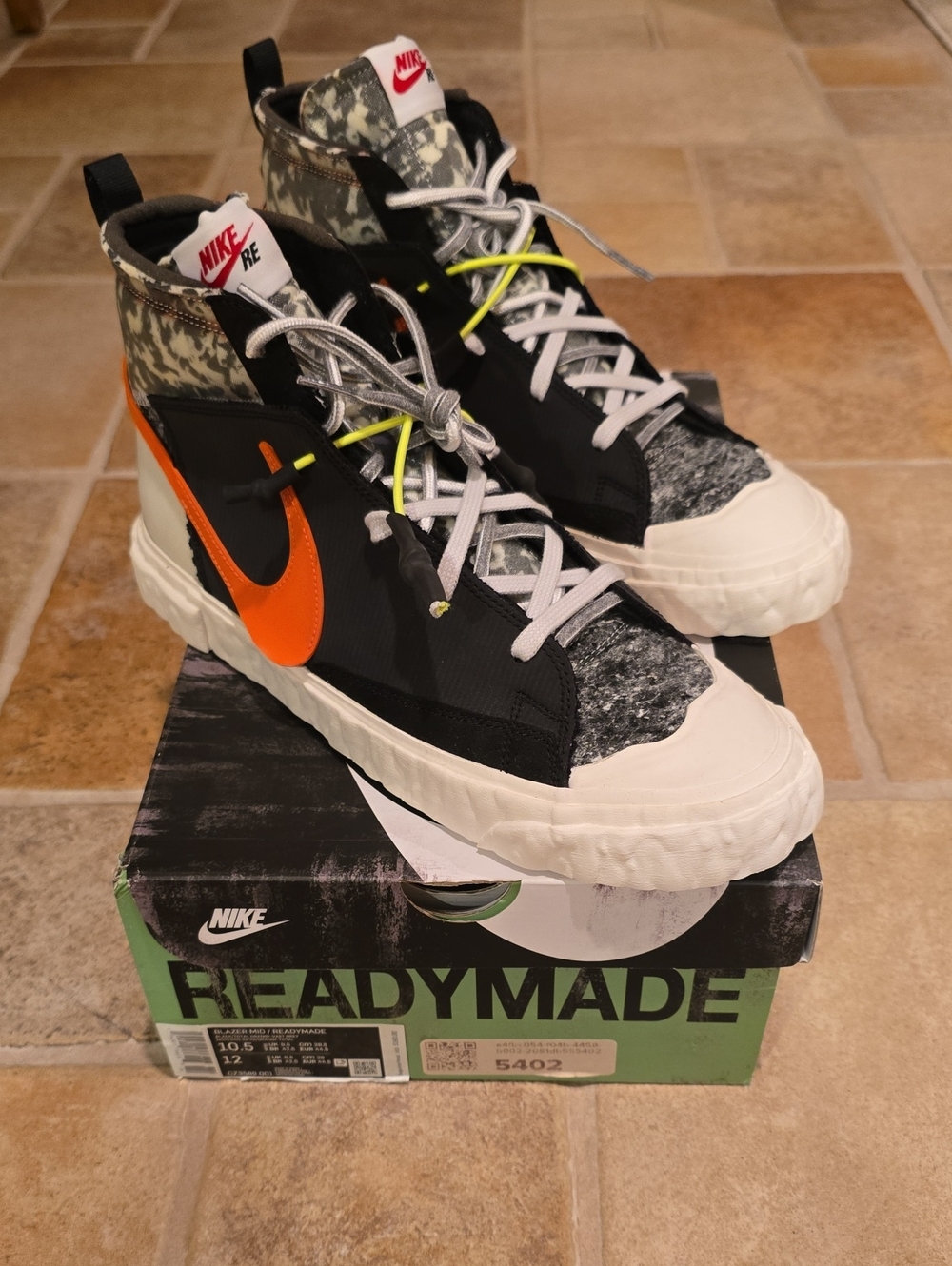 Nike Blazer Mid Readymade Black Size 10.5 CZ3589-001 (New)!